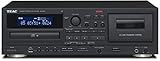 Teac AD850SE Lattore CD e Cassette con USB, Nero