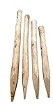 Palo per recinzione in legno di castagno, disponibili in diverse misure, pali in legno di castagno, paletti per recinzioni, 200 cm