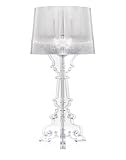 Kartell Bourgie Lampada da Tavolo, Dimmerabile E14, 40 W, Cristallo