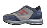 Hogan Scarpe Uomo Sneaker Interactive Bimateriale HXM00N0Q101N7728S2 Blu (Blu, Sistema Taglie Calzature EU, Adulto, Numero, Media, 43)