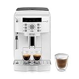 De Longhi Magnifica S ECAM22.110.W Macchina da Caffè Automatica per Espresso e Cappuccino, Caffè in Grani o in Polvere, 1450 W, Bianco