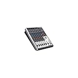 Behringer XENYX 1204USB Mixer Premium a 12 ingressi 2/2 bus con preamplificatori microfonici e compressori XENYX, equalizzatore britannico e interfaccia USB/audio