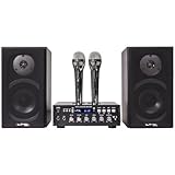 Ltc Ibiza Karaoke-Star4 Set USB Impianto Audio Completo, nero