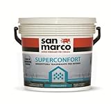 San Marco SUPERCONFORT Pittura per interni anticondensa termoisolante traspirante antimuffa, colore: Bianco puro, size: 1 lt