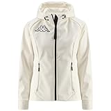 Kappa 6CENTO 688J - Fleece - Giacca - Donna - WHITE MILK-BLACK