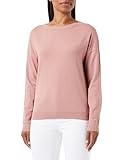 Sisley Felpa con Collo a Barca. L/S 14etm103j, Rosa Antico 33a, XL Donna