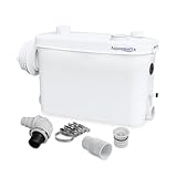 Aquamatix Trituratore Pompa Maceratore 400W Pompa per Acque reflue Sanitarie 100L/min Impianto di sollevamento 3 ingressi per WC sospesi a parete 6,5 m linea di trasporto verticale