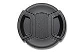 vhbw obiettivo coperchio 52mm presa interna snap on nero compatibile con fotocamera Fujifilm XF 35 mm F1.4 R, Leica Apo-Vario-Elmar-T 1:3,5-4,5/55-135 mm Asph..