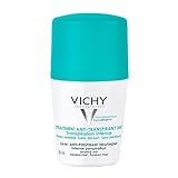 Vichy Dermo-Tolerance Deodorante Roll-On, Per Tutti i Tipi di Pelle, Doppia Efficacia, Anti Umidità e Anti Odori, Pelle Asciutta e Fresca per 48H, 50 ml