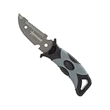 ABYSSTAR Immersion 8, Coltello subacqueo Unisex Adulto, Nero, 8 cm