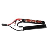 Fuel Batteria per Fucili Softair LI-PO 7,4V 2000 mAh 20C SDOPPIATA Crane M4 FL-7.4X2000N RC