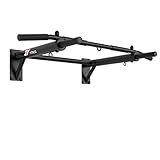 JX FITNESS Barra di Trazione Muro Sbarra Trazioni Multifunzione Pull Up Bar, 3 Occhielli Per TRX e Sacca da Box, Barra Fitness