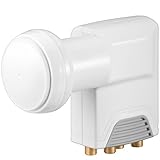 Goobay 67271 Illuminatore LNB Universale Quattro, Grigio, Bianco