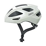 ABUS Macator Casco da ciclismo - Casco da bici sportiva per principianti - Per uomo e donna - Bianco, Taglia M