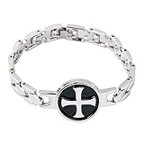 PEAKSEE Cavalieri Templari Bracciale Anime Bracciali Gioielli, Misura unica