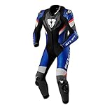 REV IT! Revit Hyperspeed 2 Tuta in pelle da moto in 1 pezzo (Black/Blue,54)