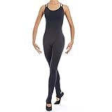 Intermezzo Unitard 4017 Skinmercru - Bretelle incrociate da donna, colore: Nero (037), taglia: XXL