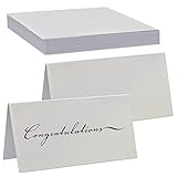 YOTINO 50 Pezzi Segnaposto Carta da Tavolo Cartellini Segnaposto Bianco per Matrimonio Segnaposto Carte di Nome Segnaposto Tavolo nome Simpatici Cartoncini per Segnaposto