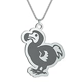 GZHENGZG Collana Animali Domestici Uomo Gioielli Donna - Squisita Collana Ciondolo in Gomma Animale per Uomini Donne, Collana Uccelli Dodo Gioielli semplici Regali per Feste Compleanno Regalo