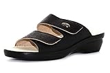 Valleverde Sandali Donna 25312 Pelle Nero (Numeric_39)