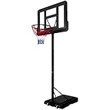 ProSport Canestro Basket Esterno 305cm - Professionale Regolabile in Altezza da 1,5 a 3,05 m - Bambini e Adulti - Autoportante Riempibile