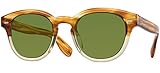 Oliver Peoples Occhiali da Sole CARY GRANT SUN OV 5413SU Honey Vsb/Green C 50/22/145 unisex