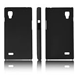 CUSTODIA BACK RIGIDA per LG OPTIMUS L9, P760 COLORE NERO