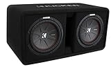 KICKER 43DCWR102 Dual Bass Reflex DCompR10 Nero