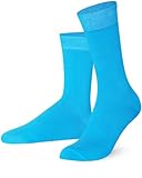 Mysocks uomo e donna calze tinta unita turchese