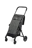 Foppapedretti Go Fast Carrello Portaspesa Pieghevole, Grey