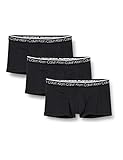 Calvin Klein Surge Low Rise Trunk 3pk, Boxer Uomo, Black W/ Black Wb, L (pacco da 3)