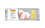 Jovi Modelliermasse Air Dry, Caolinite, Bianco, 500 g, unità