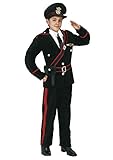 Ciao Carabiniere costume bambino, Nero, 7-9 Anni