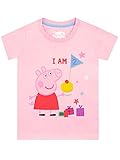 Peppa Pig Maglietta per Ragazze  io Sono 2  Rosa 98