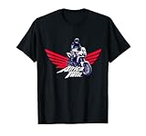 Logo Africa Touring Twin strisce moto Maglietta