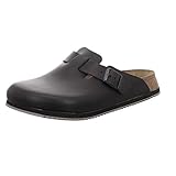 Birkenstock Boston, Mocassino Unisex-Adulto, Nero Nero, 38 EU