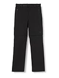 CMP Pantaloni Zip Off Elasticizzati Da Uomo, Nero, 46