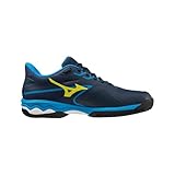 Mizuno Wave Exceed Light 2, Tennis Uomo, Drsblue Blt2neon Closine, 44.5 EU