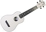 Flight, 4-String Travel Series Soprano Ukulele, White (TUS-35WH)