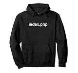 php.index php file indice php engineer Felpa con Cappuccio