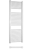 TERMOARREDO SCALDASALVIETTE BIANCO 150X60 PIANO ACCIAIO TERMOTECH "Elena" ITALIA