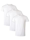 Hanes da uomo, confezione da 3 pezzi, maglietta girocollo White L