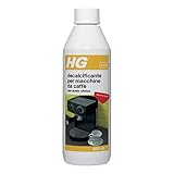 HG Coffee Machine Descaler Decalcificante per Macchine da Caffè, Rimuove e Aiuta a Prevenire il Calcare Resistente, Formula di Acido Citrico Biodegradabile e Inodore, 500 ml