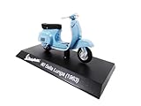 OPO 10 - Collezione Scooter in Miniatura 1/18 Compatibile con Piaggio Vespa 90 Sella Lunga Blu - 1963 - Ves0021