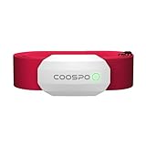 COOSPO H808S Fascia Cardio Cardiofrequenzimetro Fascia Toracica Bluetooth/ANT+, Sensore di Frequenza Cardiaca Impermeabile IP67 Compatibile con CoospoRide/wahoo fitness/strava/Pulsoid
