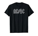 AC/DC Rock Music Band Jagged Logo Maglietta