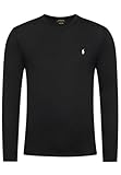 Ralph Lauren T-Shirt Uomo Nero LS Crew Neck