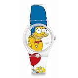 Swatch Best MOM Ever - SO28Z116 Simpsons, bianco, striscia