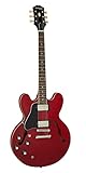 Epiphone Inspired by ES-335 Lefthand Cherry - Chitarra semiacustica mancina