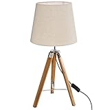 Bamboo Runo Tripod Wooden Lamp